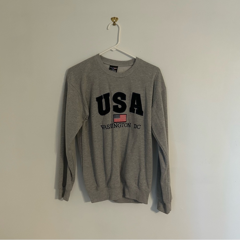 Gray USA Washington DC Sweatshirt